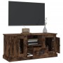 Mobile TV Rovere Fumo 100x35,5x45 cm in Legno Multistrato