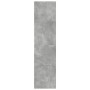 Armadio Grigio Cemento 80x50x200 cm in Legno Multistrato