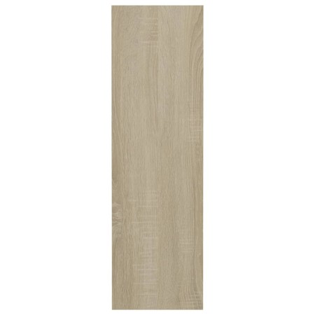 Scarpiere Muro 4pz Bianco e Sonoma 60x18x60cm Legno Multistrato