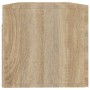 Mobile Pensile Rovere Sonoma 100x36,5x35 cm Legno Multistrato