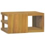Mobile da Bagno a Parete 60x45x30 cm in Legno Massello di Teak