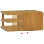 Mobile da Bagno a Parete 60x45x30 cm in Legno Massello di Teak