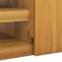 Mobile da Bagno a Parete 60x45x30 cm in Legno Massello di Teak