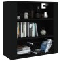 Mobile a Parete Nero 80x33x80 cm in Legno Multistrato