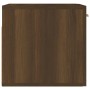 Mobile Parete Rovere Marrone 80x35x36,5cm Legno Multistrato