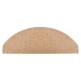 Tappetini Autoadesivi per Scale 10pz Beige 65x22,5x3,5 cm