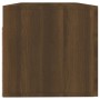 Mobile Pensile Rovere Marrone 100x36,5x35 cm Legno Multistrato