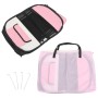 Box per Cani Pieghevole con Borsa Trasporto Rosa 110x110x58 cm