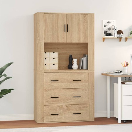 Credenza Rovere Sonoma in Legno Multistrato