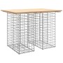 Panca Giardino Design Gabbione 100x70x72 cm Legno Massello Pino