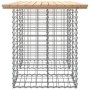 Panca Giardino Design Gabbione 100x70x72 cm Legno Massello Pino