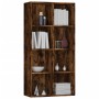 Libreria/Credenza Rovere Fumo 66x30x130 cm in Legno Multistrato