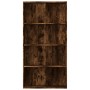 Libreria/Credenza Rovere Fumo 66x30x130 cm in Legno Multistrato