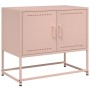 Mobile TV Rosa 68,5x39x60,5 cm in Acciaio