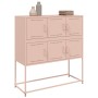 Credenza Rosa 100,5x39x107 cm in Acciaio Laminato a Freddo