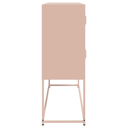 Credenza Rosa 100,5x39x107 cm in Acciaio Laminato a Freddo