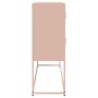 Credenza Rosa 100,5x39x107 cm in Acciaio Laminato a Freddo