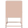 Comodini 2 pz Rosa 36x39x60,5 cm in Acciaio