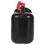 Taniche Carburante Beccuccio Flessibile 3 pz Nere 20 L Plastica