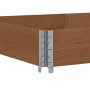 Paretali per Pallet 3pz Marroni 150x100cm Legno Massello Pino