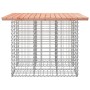 Panca da Giardino Design Gabbione 100x102x72cm Massello Douglas