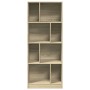 Libreria Rovere Sonoma 57x28,5x141 cm in Legno Multistrato