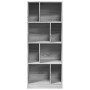 Libreria Grigio Sonoma 57x28,5x141 cm in Legno Multistrato