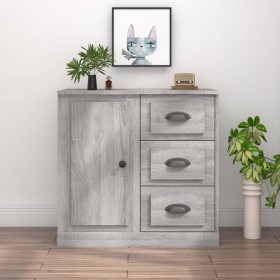 Credenza Grigio Sonoma 70x35,5x67,5 cm in Legno Multistrato