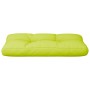 Cuscino per Pallet Verde Brillante 70x40x12 cm in Tessuto