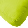 Cuscino per Pallet Verde Brillante 70x40x12 cm in Tessuto