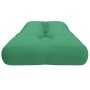 Cuscino per Pallet Verde 120x40x12 cm in Tessuto