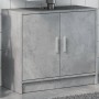 Mobile Lavabo Grigio Cemento 63x29x55 cm in Legno Multistrato