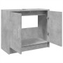 Mobile Lavabo Grigio Cemento 63x29x55 cm in Legno Multistrato