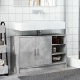 Mobile Lavabo Grigio Cemento 90x29x55 cm in Truciolare