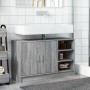 Mobile Lavabo Grigio Sonoma 90x29x55 cm in Truciolare