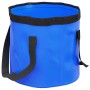 Secchi Pieghevoli 2 pz Blu 20 L in PVC