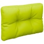 Cuscino per Pallet Verde Brillante 60x40x12 cm in Tessuto