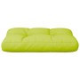 Cuscino per Pallet Verde Brillante 60x40x12 cm in Tessuto