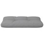 Cuscino per Pallet Grigio 70x40x12 cm in Tessuto