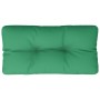 Cuscino per Pallet Verde 80x40x12 cm in Tessuto