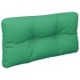 Cuscino per Pallet Verde 80x40x12 cm in Tessuto