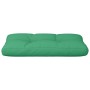 Cuscino per Pallet Verde 80x40x12 cm in Tessuto