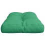 Cuscino per Pallet Verde 80x40x12 cm in Tessuto