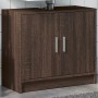 Mobile Lavabo Rovere Fumo 63x29x55 cm in Truciolare