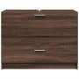 Mobile Lavabo Rovere Fumo 78x37x59 cm in Truciolare