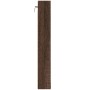 Armadietto Vetrina Rovere Marrone 100x8,5x58 Legno Multistrato