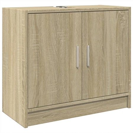 Mobile Lavabo Rovere Sonoma 63x29x55 cm Legno Multistrato