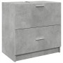 Mobile Lavabo Grigio Cemento 59x37x59 cm in Truciolare