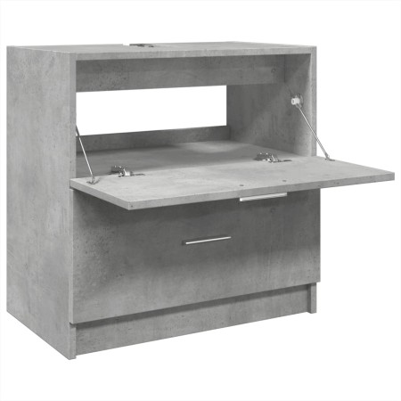 Mobile Lavabo Grigio Cemento 59x37x59 cm in Truciolare