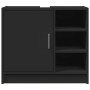 Mobile Lavabo Nero 63x29x55 cm in Truciolato